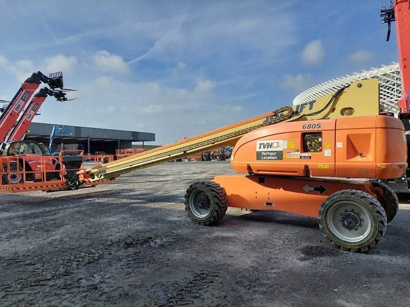 Teleskoparbeitsbühne del tipo JLG 680S, Gebrauchtmaschine In Waregem (Immagine 8)