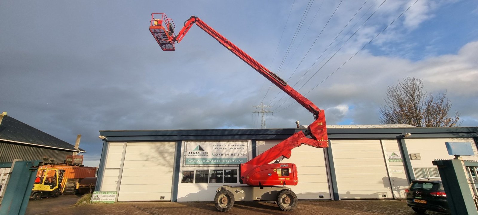 Teleskoparbeitsbühne of the type JLG 800 AJ, Gebrauchtmaschine in Papendrecht (Picture 2)