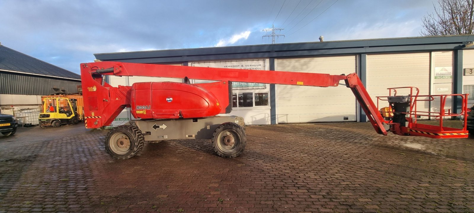 Teleskoparbeitsbühne of the type JLG 800 AJ, Gebrauchtmaschine in Papendrecht (Picture 4)