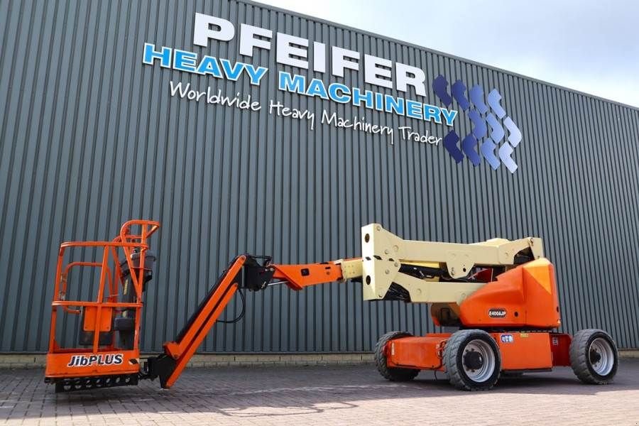 Teleskoparbeitsbühne del tipo JLG E400AJP Electric, 14,2m Working Height, 7.5m Reach, Gebrauchtmaschine In Groenlo (Immagine 1)