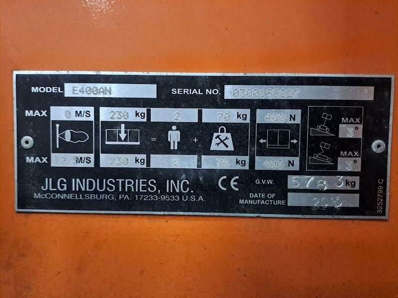 Teleskoparbeitsbühne от тип JLG E400AN, Gebrauchtmaschine в Waregem (Снимка 7)