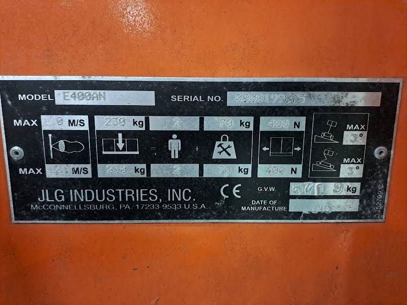 Teleskoparbeitsbühne типа JLG E400AN, Gebrauchtmaschine в Waregem (Фотография 4)