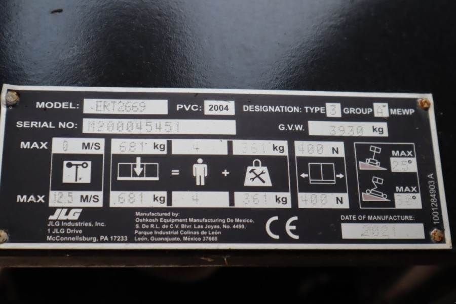 Teleskoparbeitsbühne des Typs JLG ERT2669 Unused, Electric, Hydraulic Outrigger Stab, Gebrauchtmaschine in Groenlo (Bild 8)