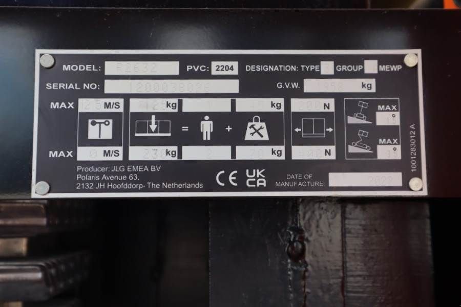 Teleskoparbeitsbühne типа JLG R2632 Unused, Electric, 9.60m Working Height, 230k, Gebrauchtmaschine в Groenlo (Фотография 8)