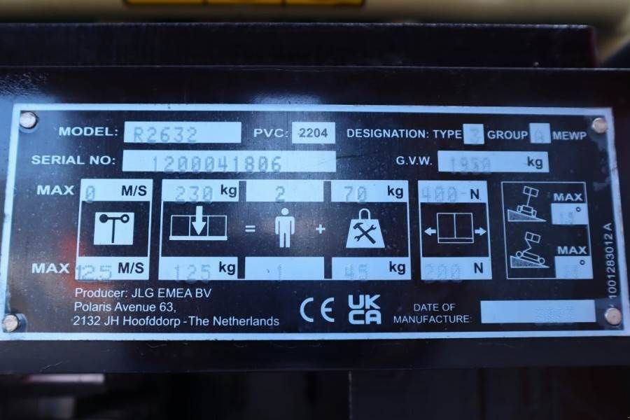 Teleskoparbeitsbühne tipa JLG R2632 Unused, Electric, 9.60m Working Height, 230k, Gebrauchtmaschine u Groenlo (Slika 7)