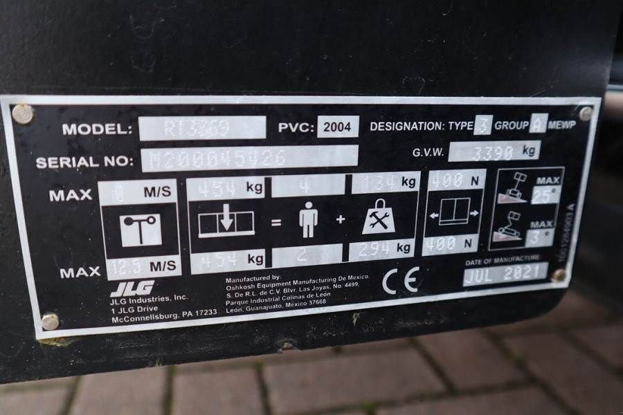 Teleskoparbeitsbühne del tipo JLG RT3369 Unused, Diesel, 12m Working Height, 454kg C, Gebrauchtmaschine en Groenlo (Imagen 8)