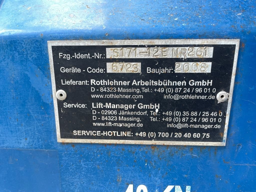 Teleskoparbeitsbühne del tipo Liftlux PB Lift S171-12E hoogwerker Schaarhoogwerker, Gebrauchtmaschine In Hedel (Immagine 11)