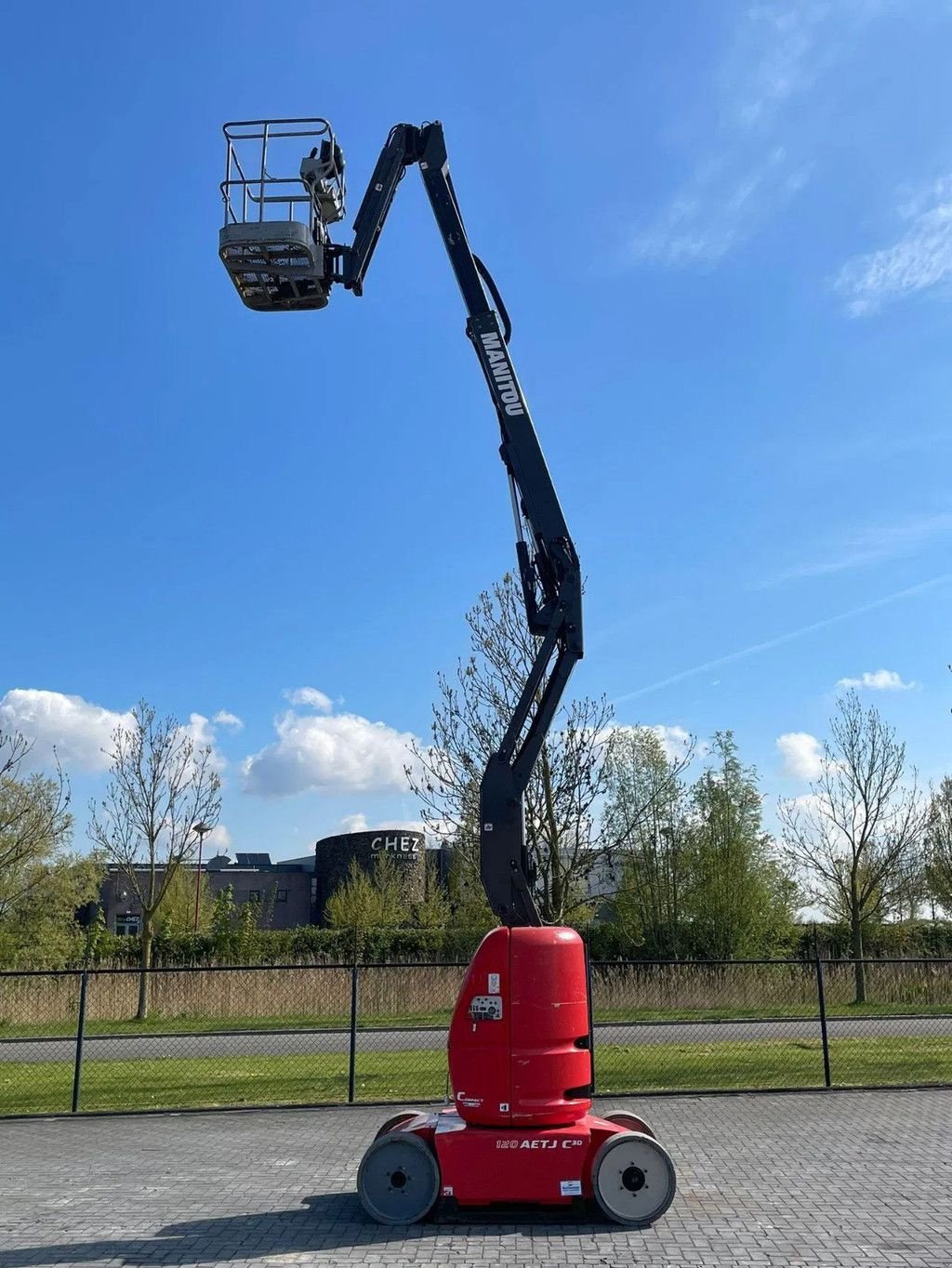 Teleskoparbeitsbühne Türe ait Manitou 120 AET JC 2 3D 12 METER ROTATING JIB GOOD CONDITION, Gebrauchtmaschine içinde Marknesse (resim 7)