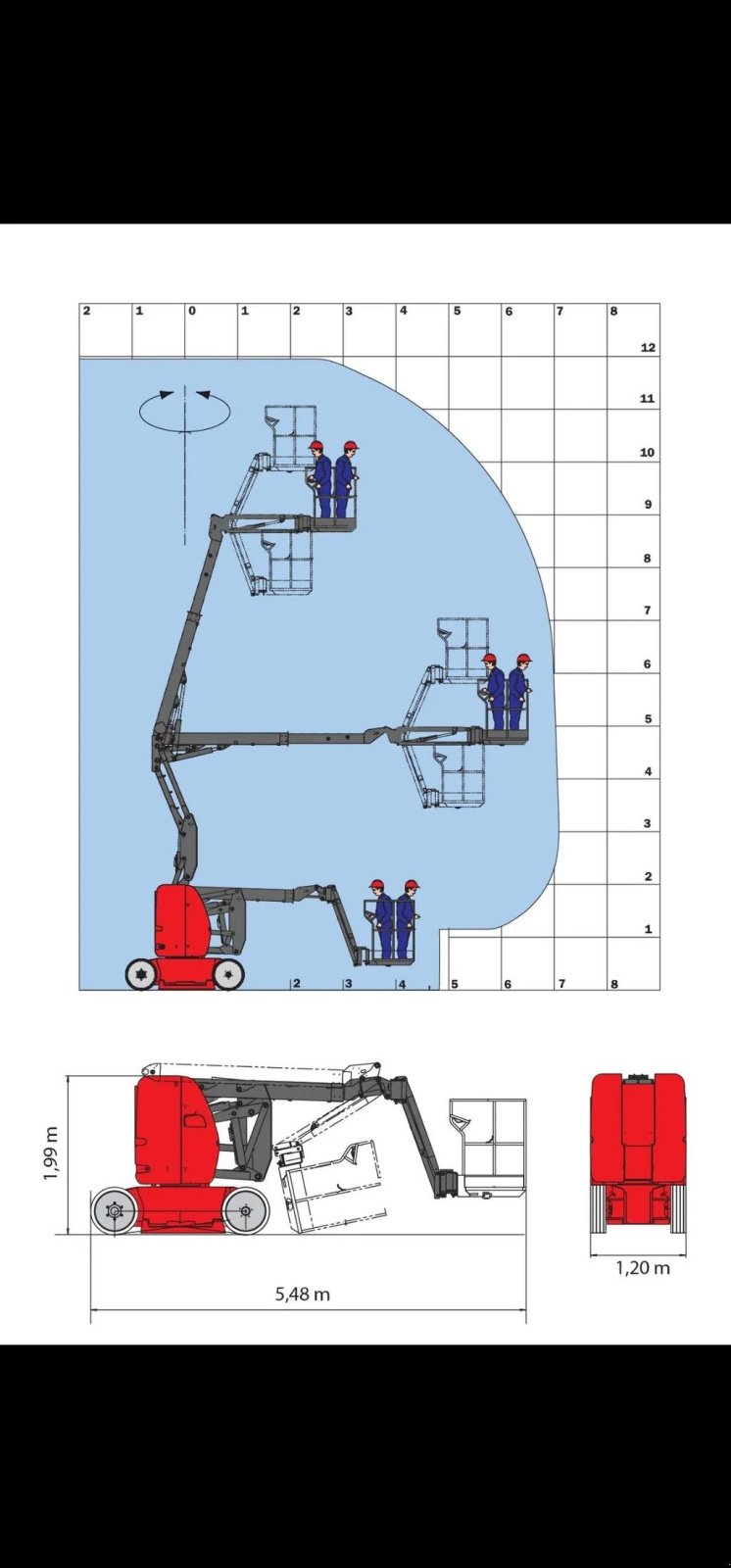 Teleskoparbeitsbühne del tipo Manitou 120 hoogwerker 2006 500 draaiuren knikarm, Gebrauchtmaschine en Scherpenzeel (Imagen 3)