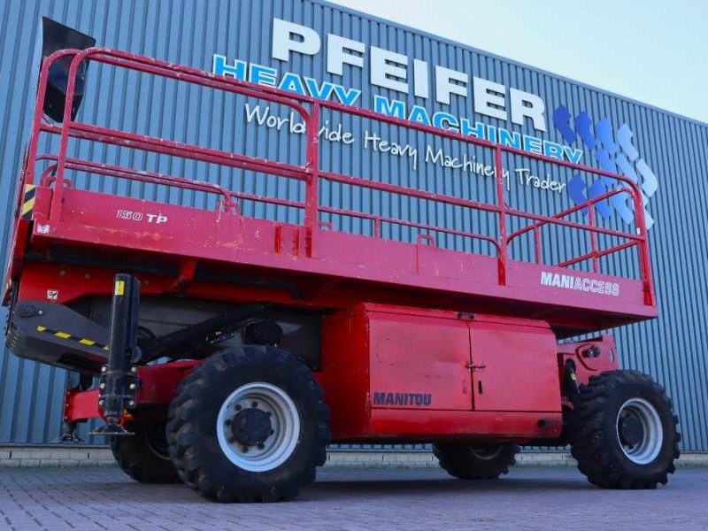 Teleskoparbeitsbühne van het type Manitou 150TP Diesel, 4x4 Drive and 4-Wheel Steering, 15m, Gebrauchtmaschine in Groenlo