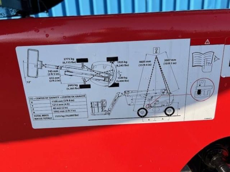 Teleskoparbeitsbühne typu Manitou 160 ATJ RC 160ATJ+, Neumaschine w Sittard (Zdjęcie 10)