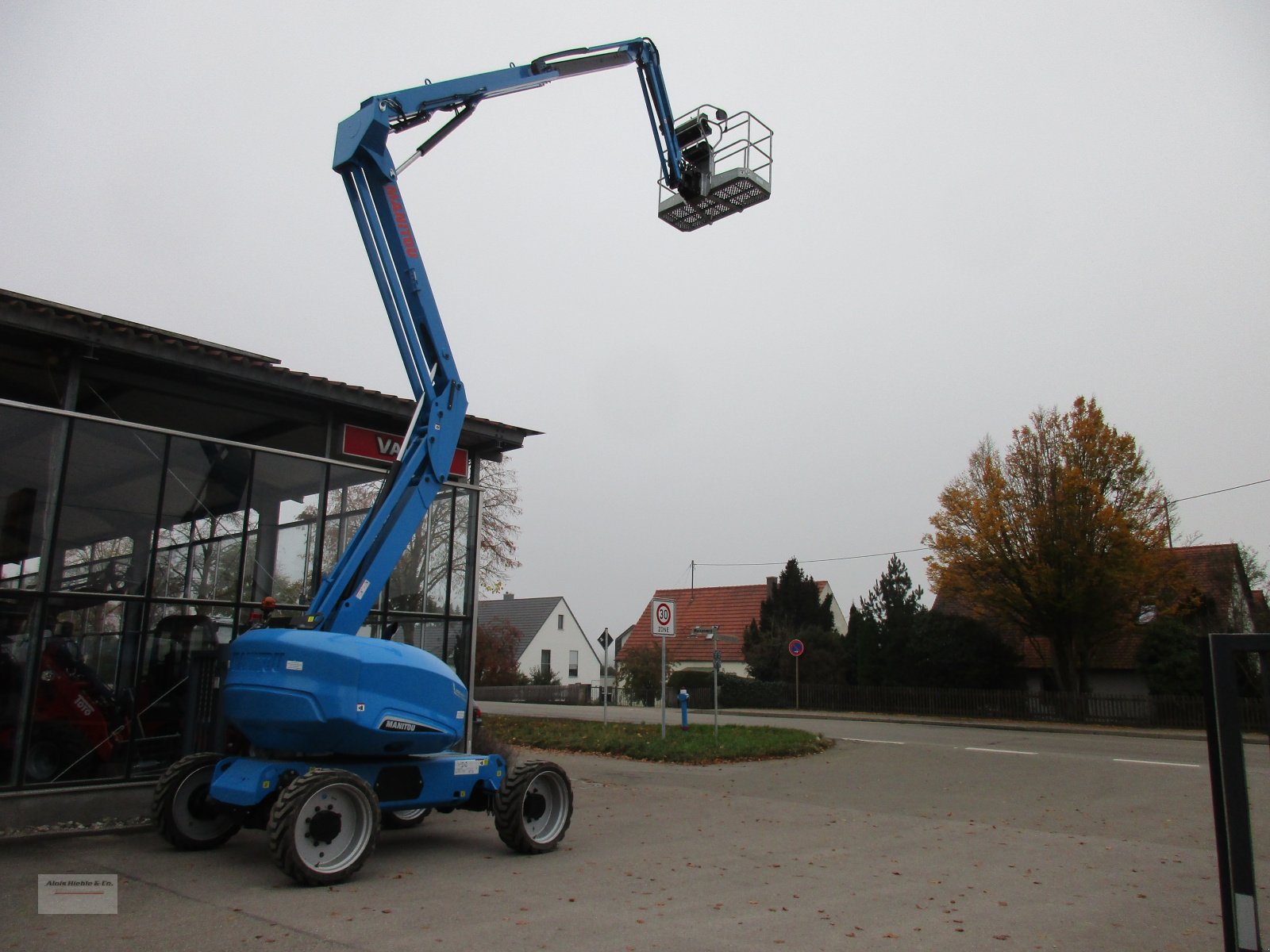 Teleskoparbeitsbühne of the type Manitou 160 ATJ, Neumaschine in Tapfheim (Picture 1)