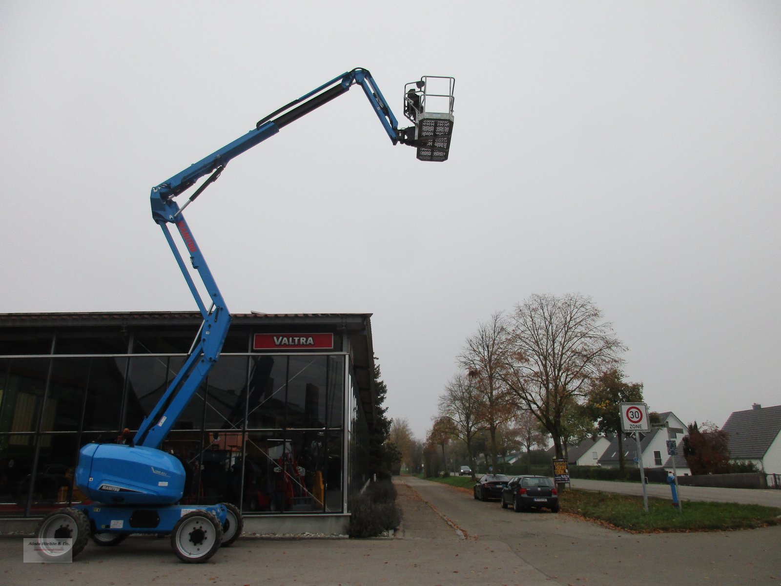 Teleskoparbeitsbühne van het type Manitou 160 ATJ, Neumaschine in Tapfheim (Foto 2)