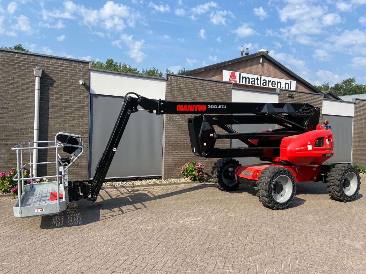 Teleskoparbeitsbühne del tipo Manitou 200 ATJ, Neumaschine In Laren Gld (Immagine 1)