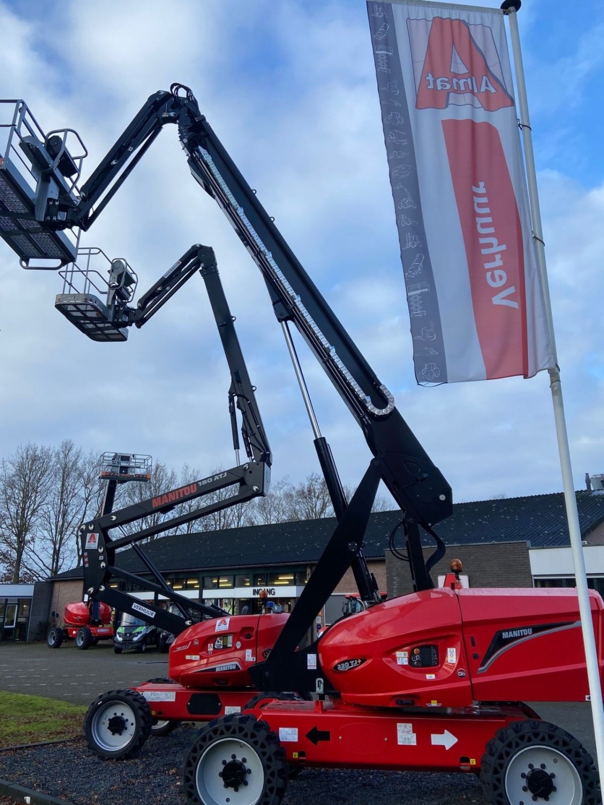 Teleskoparbeitsbühne du type Manitou 220 TJ plus, Neumaschine en Laren Gld (Photo 2)