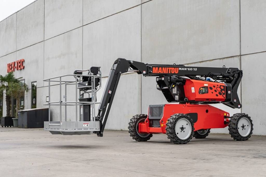 Teleskoparbeitsbühne du type Manitou ManGo 12, Neumaschine en Moerbeke (Photo 1)