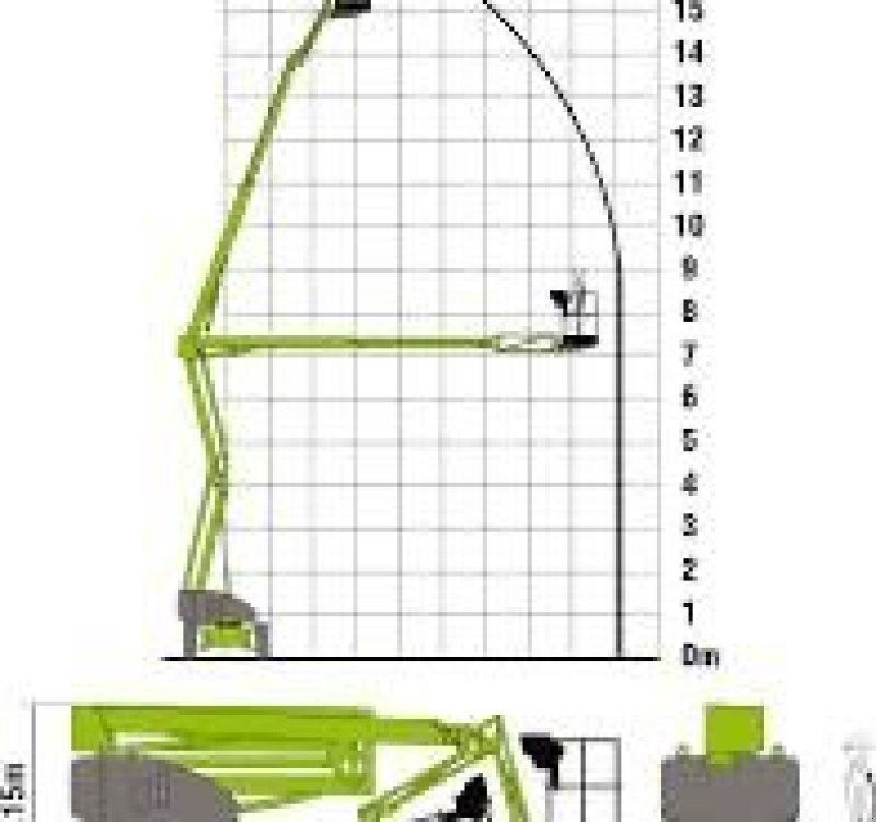 Teleskoparbeitsbühne typu Niftylift HR 17 Hybride 4x4, Gebrauchtmaschine w WIJCHEN (Zdjęcie 3)