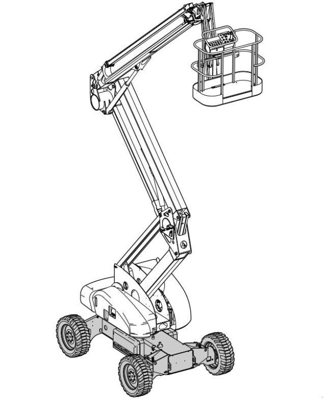 Teleskoparbeitsbühne от тип Niftylift HR21D sloper different parts, Gebrauchtmaschine в Hooge mierde (Снимка 1)