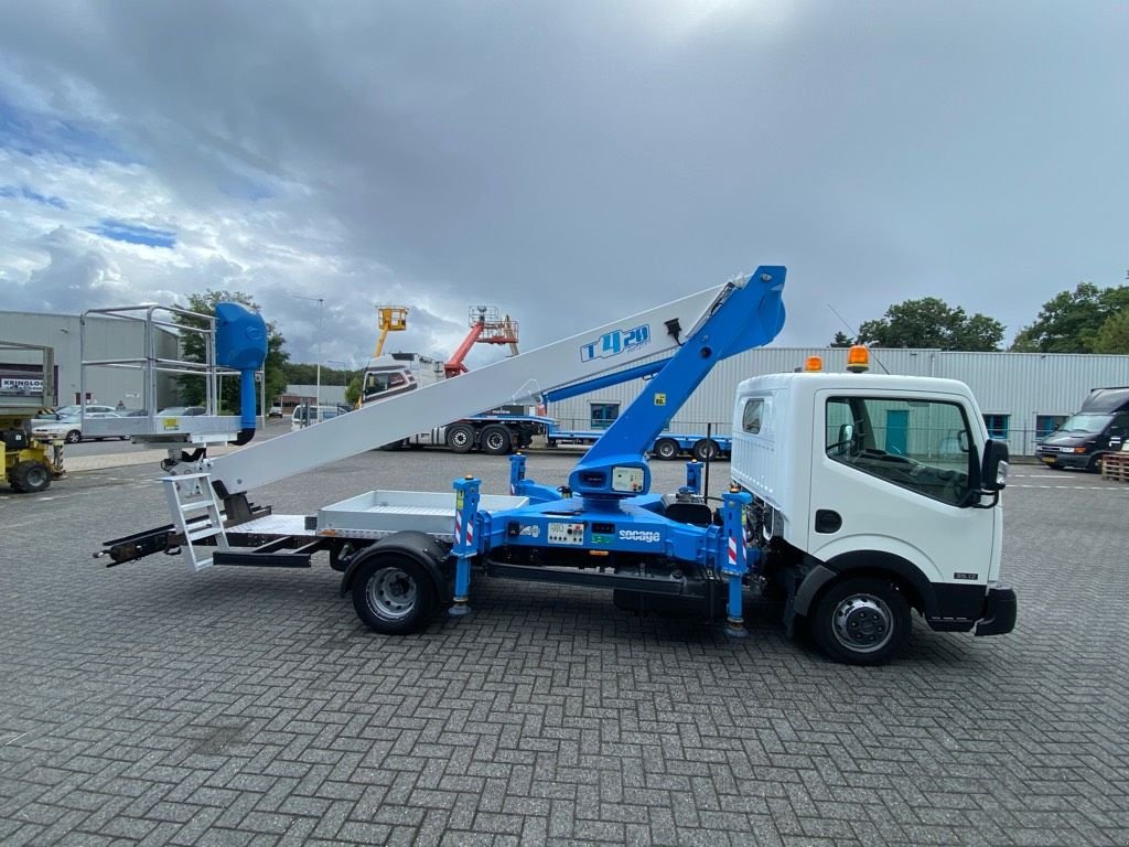 Teleskoparbeitsbühne of the type Socage T420, Auto Hoogwerker, Nissan, 20 m., Gebrauchtmaschine in Heijen (Picture 4)