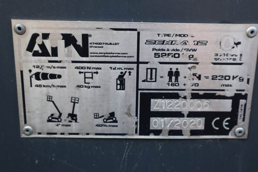 Teleskoparbeitsbühne del tipo Sonstige ATN Zebra 12 VALID INSPECTION, *GUARANTEE! Diesel, 4x4, Gebrauchtmaschine en Groenlo (Imagen 7)