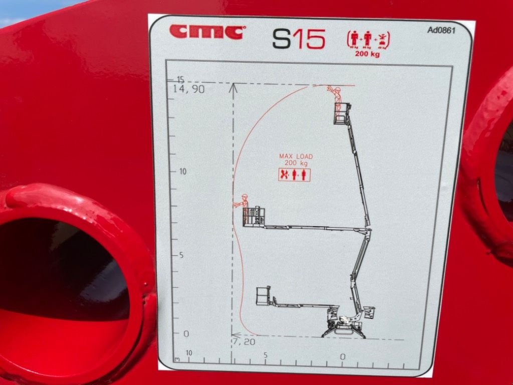 Teleskoparbeitsbühne del tipo Sonstige CMC S 15, Gebrauchtmaschine en WIJCHEN (Imagen 11)