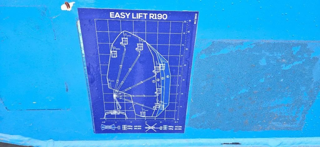 Teleskoparbeitsbühne Türe ait Sonstige EasyLift R190 spinhoogwerker, Gebrauchtmaschine içinde Scharsterbrug (resim 5)