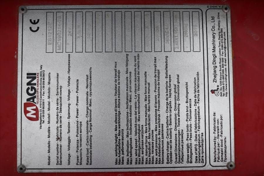 Teleskoparbeitsbühne του τύπου Sonstige MAGNI ES1212E Valid inspection, *Guarantee! Electric, 12, Gebrauchtmaschine σε Groenlo (Φωτογραφία 10)