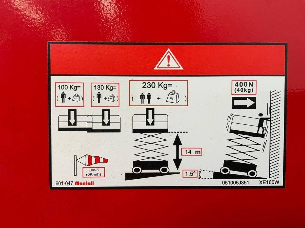 Teleskoparbeitsbühne des Typs Sonstige Mantall XE160W, Neumaschine in Antwerpen (Bild 10)