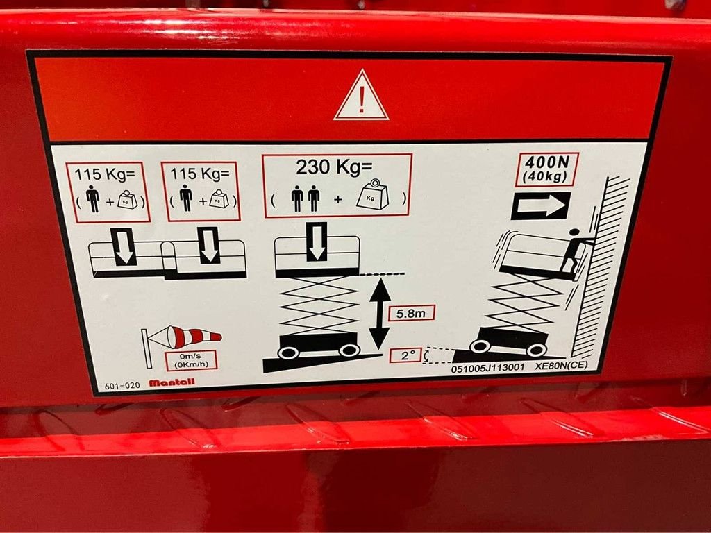 Teleskoparbeitsbühne of the type Sonstige Mantall XE80W, Neumaschine in Antwerpen (Picture 8)