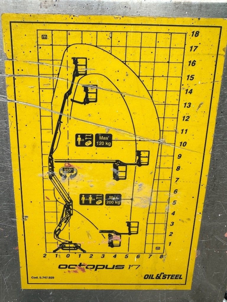 Teleskoparbeitsbühne tip Sonstige Oil & Steel Octopus 17, Gebrauchtmaschine in WIJCHEN (Poză 5)