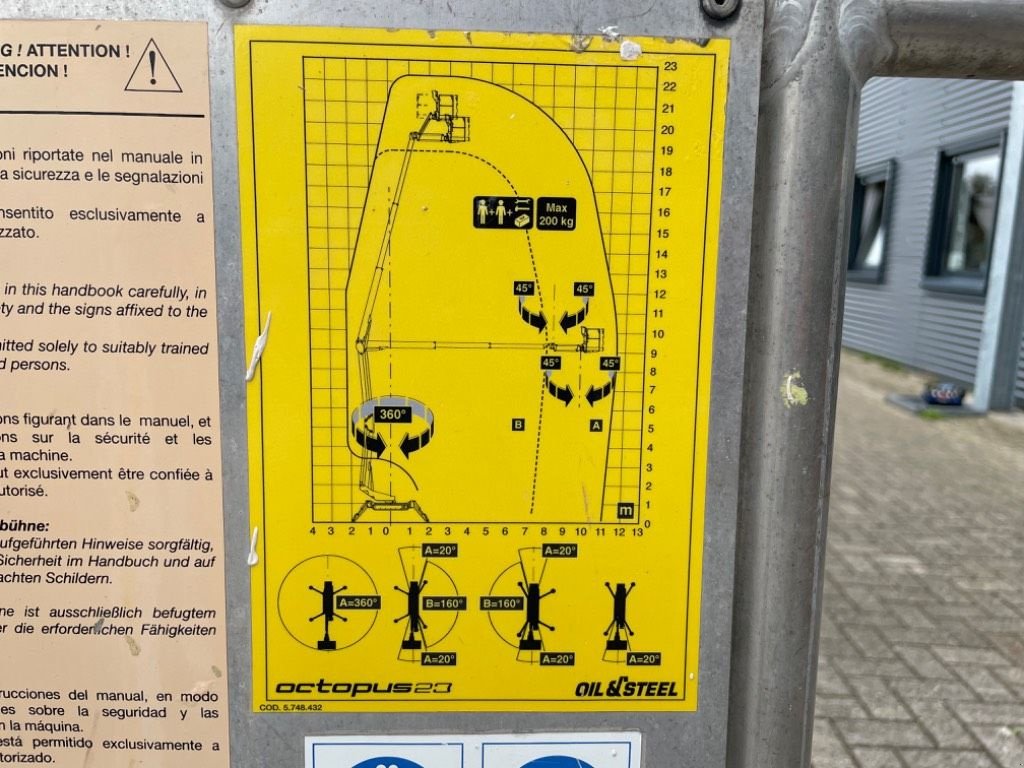 Teleskoparbeitsbühne del tipo Sonstige Oil & Steel Octopus 23, Gebrauchtmaschine en WIJCHEN (Imagen 5)