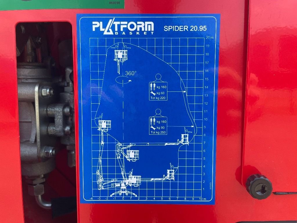 Teleskoparbeitsbühne tip Sonstige Platform Basket Spider 20.95 NEW, Neumaschine in WIJCHEN (Poză 5)