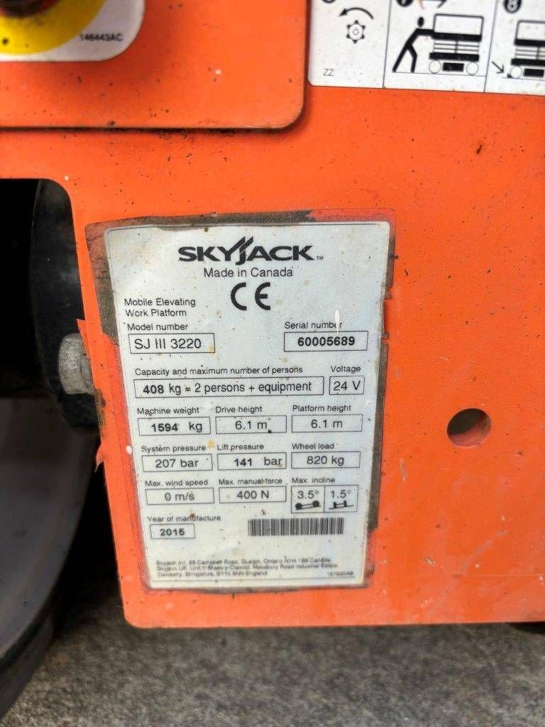 Teleskoparbeitsbühne del tipo Sonstige Sky Jack SJ III 3220, Gebrauchtmaschine en Antwerpen (Imagen 10)