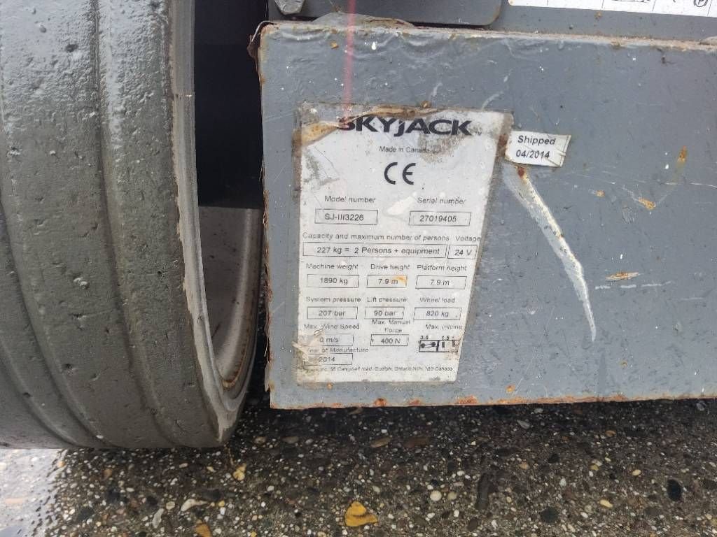 Teleskoparbeitsbühne des Typs Sonstige Sky Jack SJ III 3226 Schaarlift elektrische hoogwerker 8 m, Gebrauchtmaschine in Hooge mierde (Bild 11)