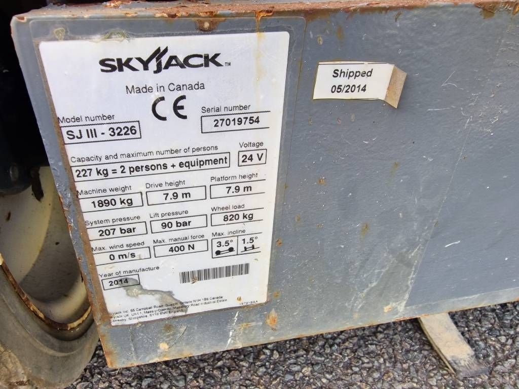 Teleskoparbeitsbühne del tipo Sonstige Sky Jack sj3226 elektrische schaarlift schaar hoogwerker, Gebrauchtmaschine In Hooge mierde (Immagine 10)