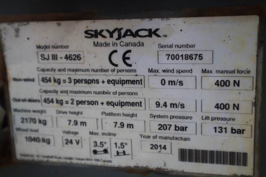 Teleskoparbeitsbühne του τύπου Sonstige Sky Jack SJ4626 Electric, 10m Working Height, 454kg Capacit, Gebrauchtmaschine σε Groenlo (Φωτογραφία 8)