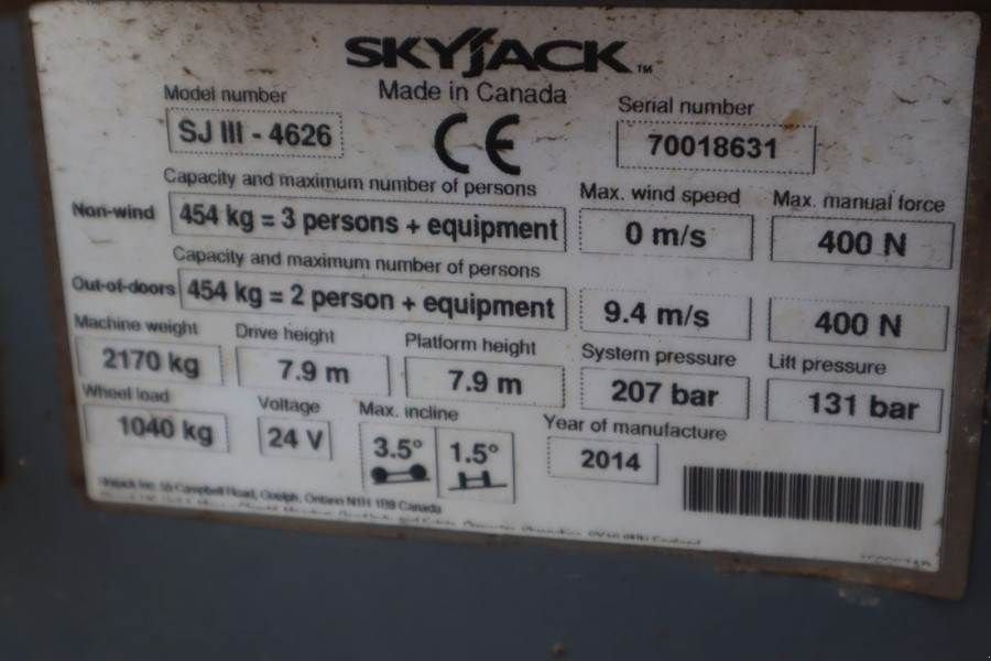 Teleskoparbeitsbühne του τύπου Sonstige Sky Jack SJ4626 Electric, 10m Working Height, 454kg Capacit, Gebrauchtmaschine σε Groenlo (Φωτογραφία 8)