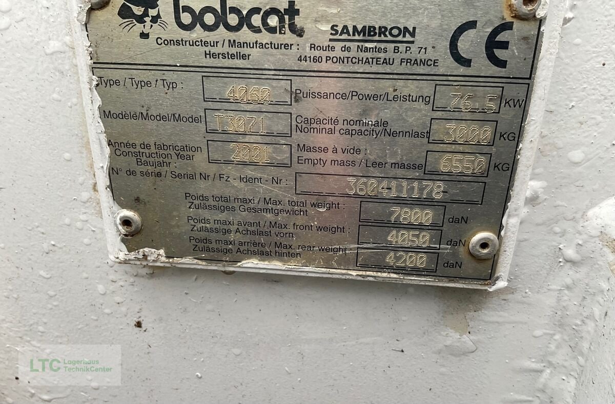 Teleskoplader tip Bobcat T 3071, Gebrauchtmaschine in Kalsdorf (Poză 20)