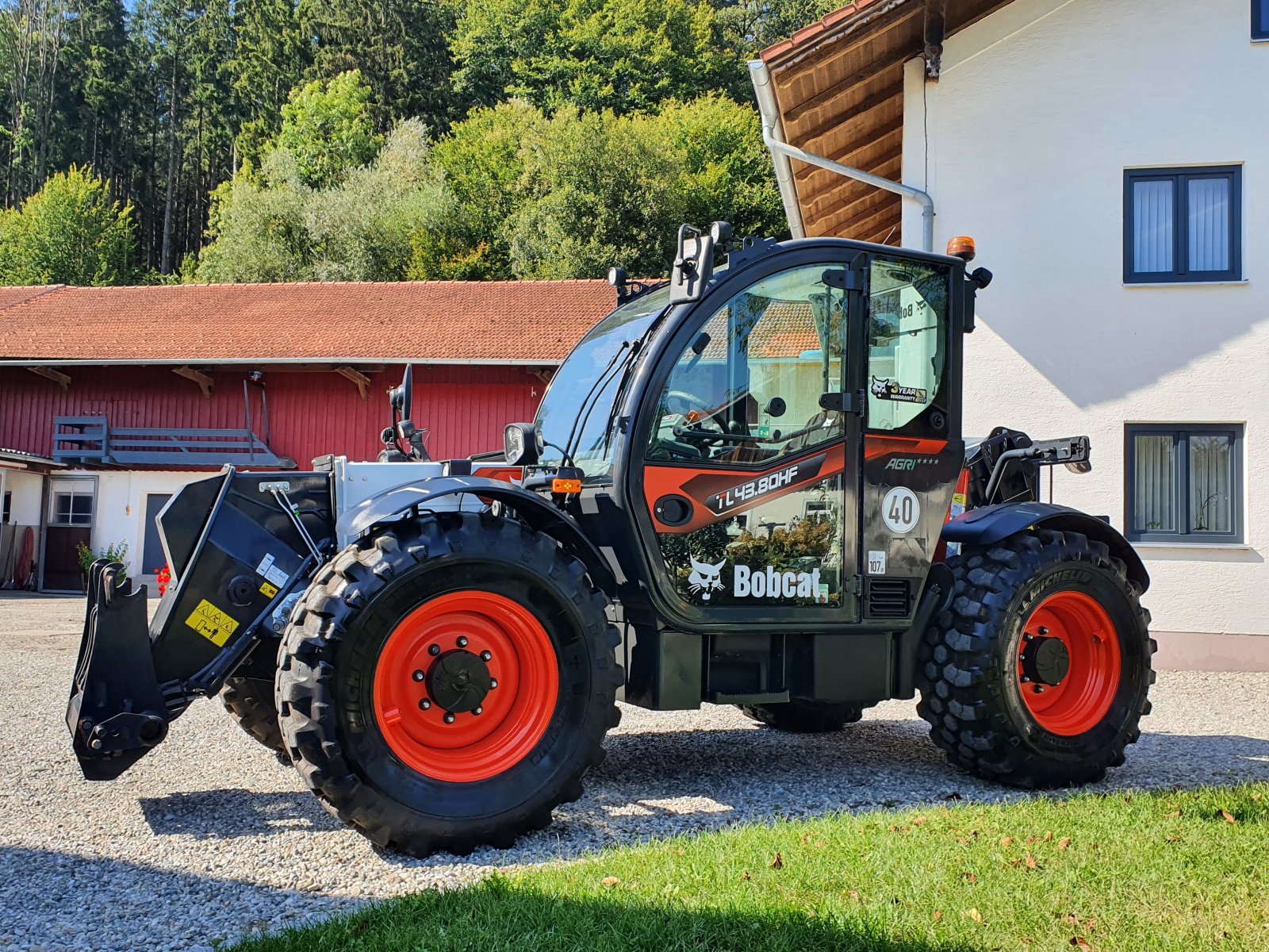 Teleskoplader van het type Bobcat TL 43.80 HF, Gebrauchtmaschine in Oberornau (Foto 2)