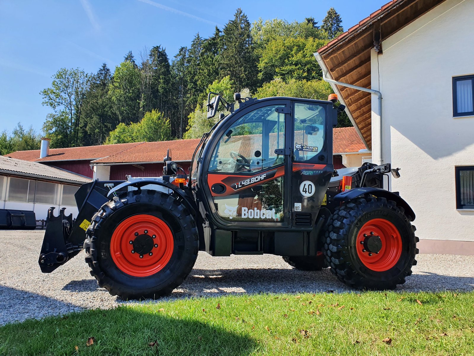 Teleskoplader van het type Bobcat TL 43.80 HF, Gebrauchtmaschine in Oberornau (Foto 14)