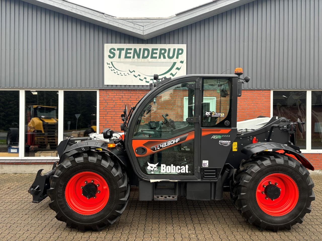 Teleskoplader van het type Bobcat TL43-80HF, Gebrauchtmaschine in Rødding (Foto 1)