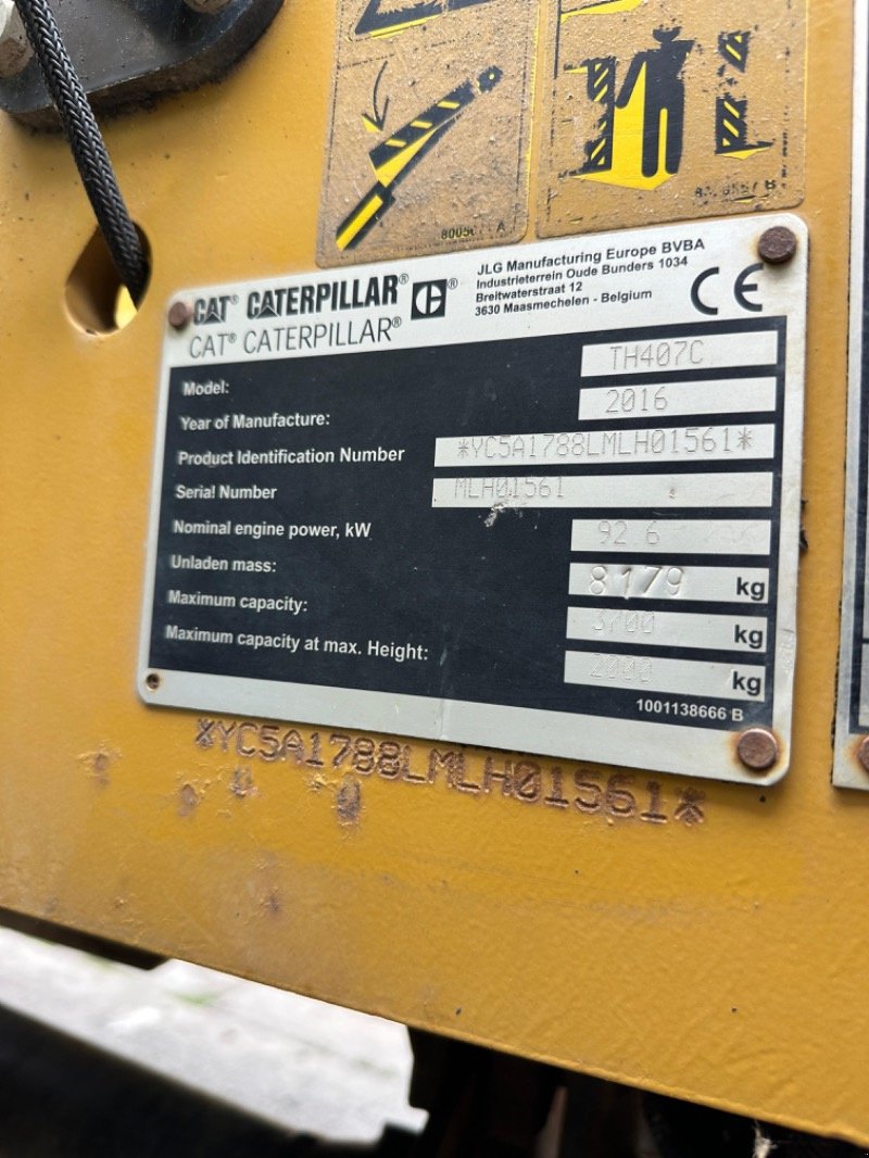 Teleskoplader tip CAT TH 407C, Gebrauchtmaschine in Liebenwalde (Poză 9)