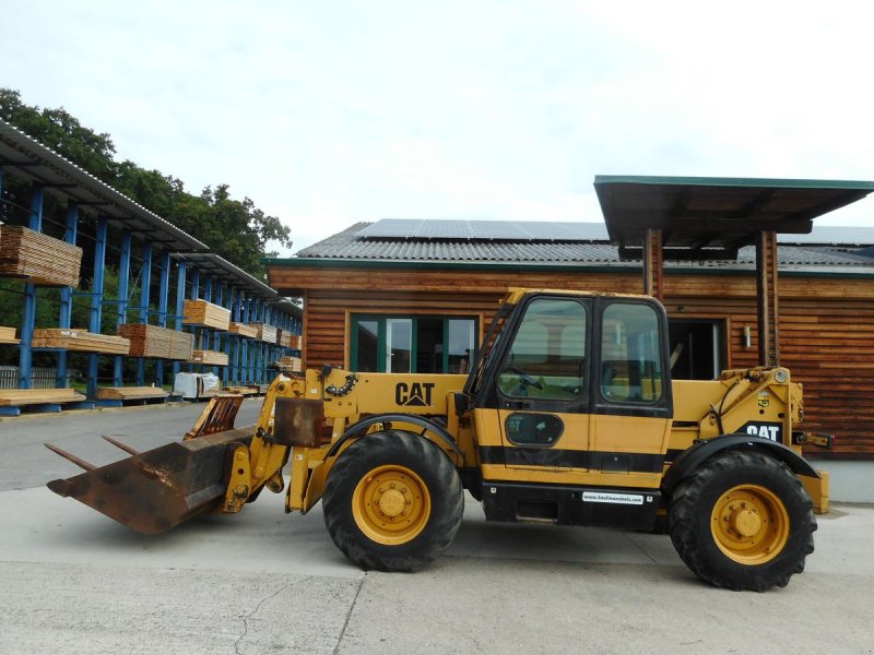 Teleskoplader of the type CAT TH63 ( 12,5m + 3t ) mit Schaufel und Gabel, Gebrauchtmaschine in St. Nikolai ob Draßling (Picture 1)