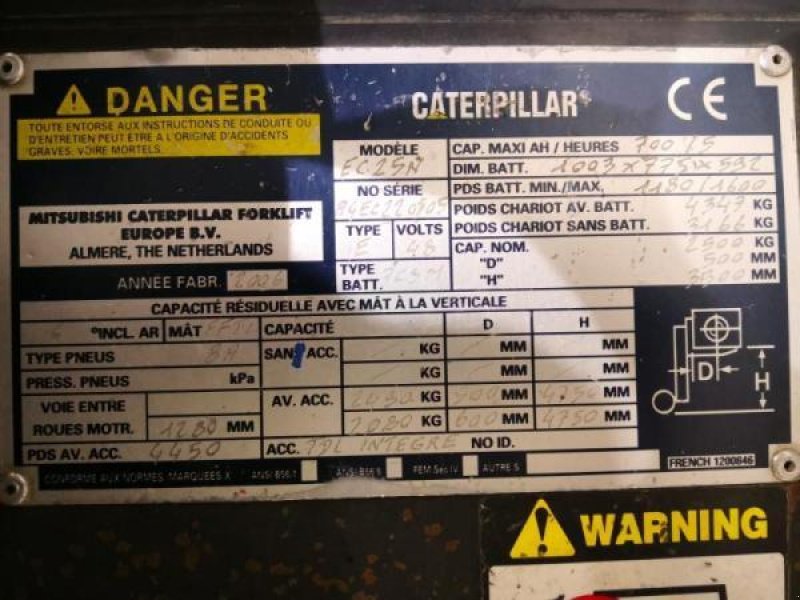 Teleskoplader typu Caterpillar EC25N, Gebrauchtmaschine v senlis (Obrázek 10)