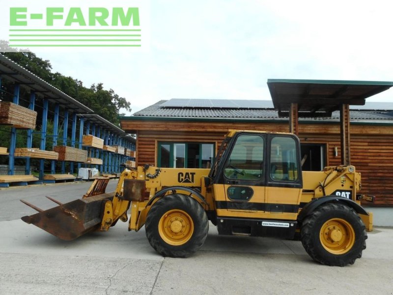 Teleskoplader typu Caterpillar th63 ( 12,5m + 3t ) mit schaufel und gabel, Gebrauchtmaschine v ST. NIKOLAI/DR. (Obrázek 1)