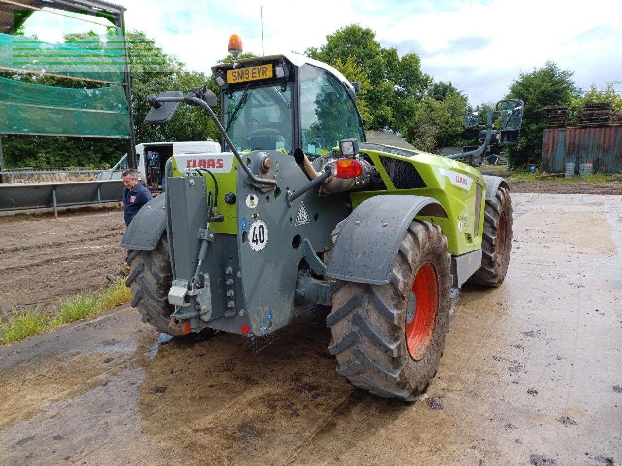 Teleskoplader del tipo CLAAS 741, Gebrauchtmaschine In ALNWICK (Immagine 4)