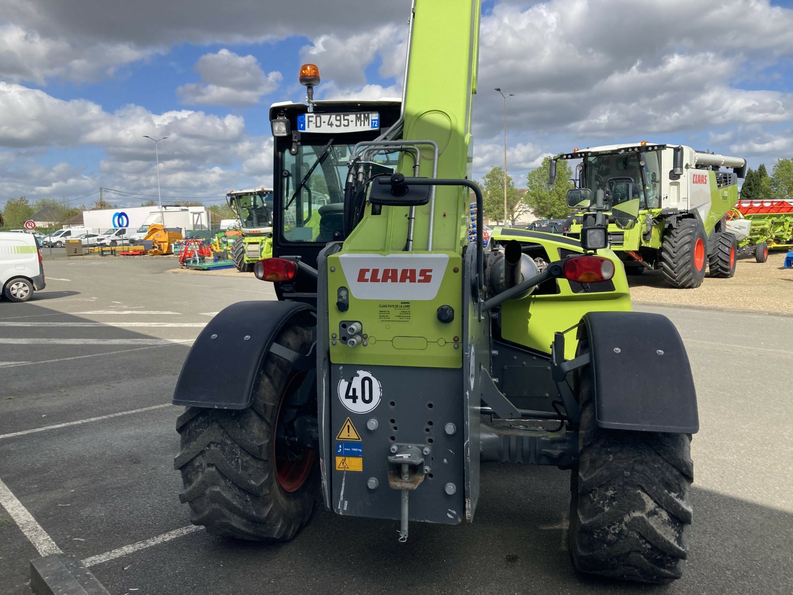 Teleskoplader del tipo CLAAS SCORPION 635 VP, Gebrauchtmaschine en ST CLEMENT DE LA PLACE (Imagen 5)