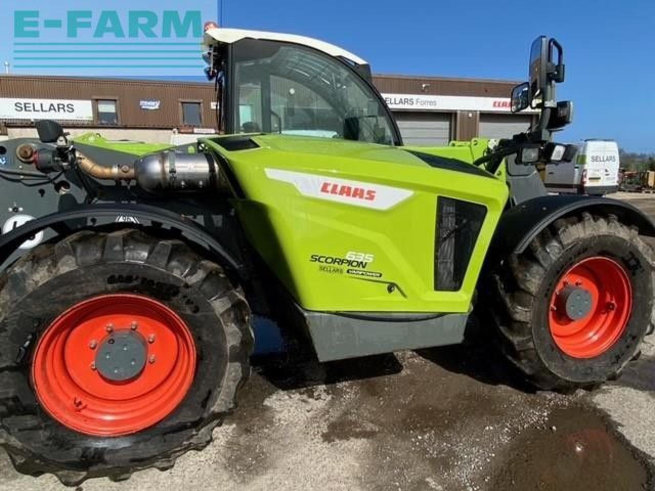 Teleskoplader des Typs CLAAS SCORPION 635, Gebrauchtmaschine in FORRES (Bild 1)