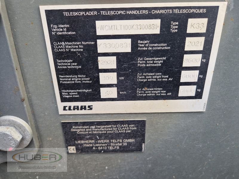 Teleskoplader Türe ait CLAAS Scorpion 7-41, Gebrauchtmaschine içinde Kundl/Tirol (resim 3)