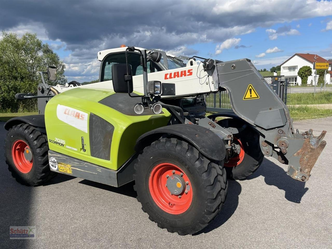 Teleskoplader du type CLAAS Scorpion 7035 Teleskoplader, Gebrauchtmaschine en Schierling (Photo 9)